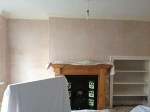 Painting job before.