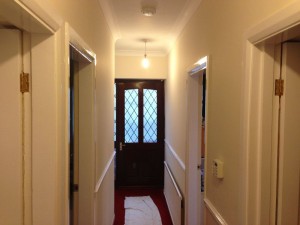 Hallway after painting