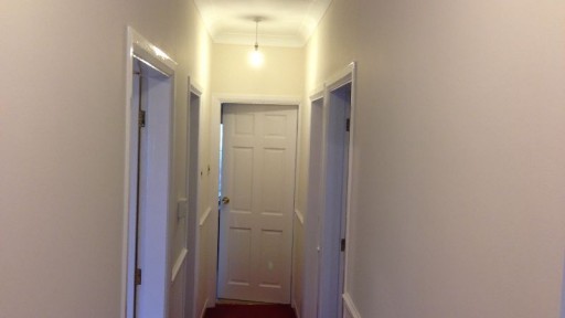 Hallway after painting
