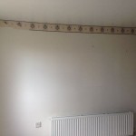 Preparing a feature wall ready for wallpapering