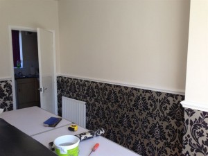 Post decorating of the room
