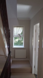 The finished result on the walls.