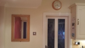 Kitchen painting project finish.