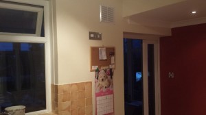 Kitchen painting project finish.