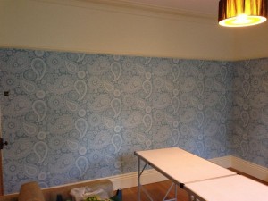 Wallpapering job complete.