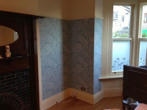 Wallpapering job complete.