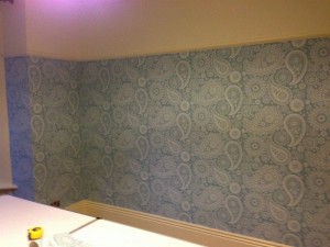 Wallpapering job complete.