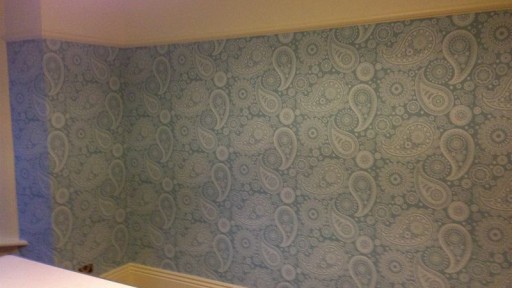 Wallpapering job complete.