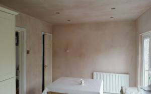 Kitchen before completion.