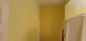 Preparing the walls.