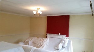Living room before.