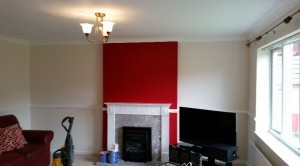 Full living room redecoration complete.