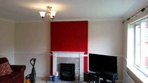 Full living room redecoration complete.