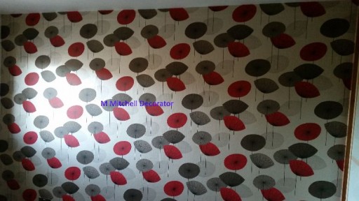 Feature wall complete.