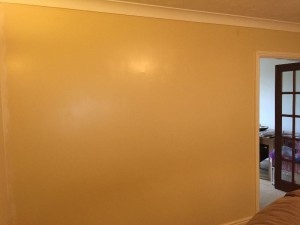 Prior to decoration.