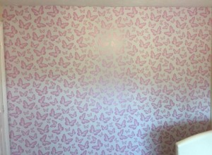 Feature wall finished.