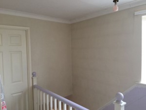 Prior to decoration.