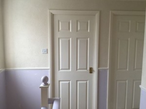 Prior to decoration.