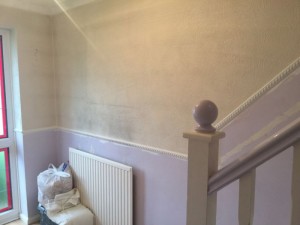 Prior to decoration.