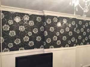 Living room after completion.