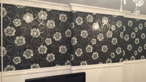 Living room after completion.