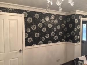Living room after completion.