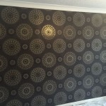 Feature wall complete.