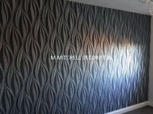 End result of a feature wall.