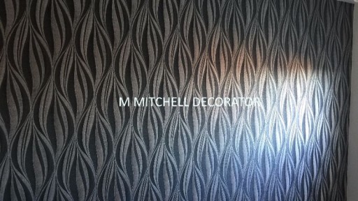 End result of a feature wall.