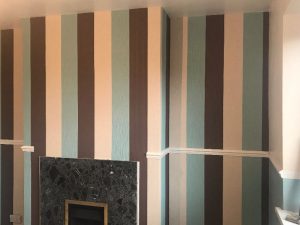Wallpapering end result.