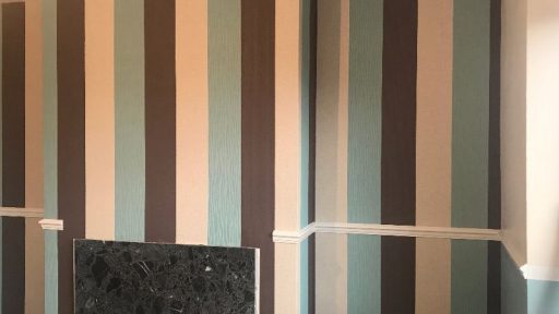 Wallpapering end result.