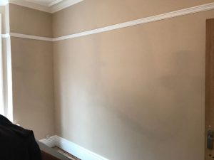 Living room after completion.