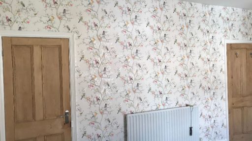 Feature wall completed.