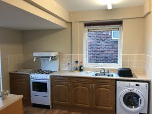 Kitchen after painting.