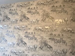 Completed feature wall.