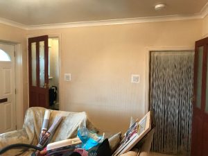 Living room walls before.