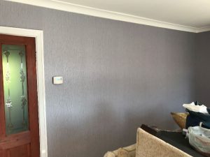 Completed walls.