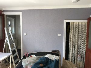 Completed walls.