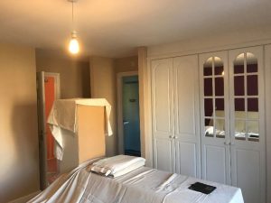 Bedroom walls before.