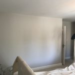 Bedroom walls after completion.