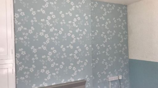 End result of a feature wall.