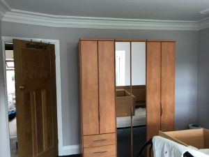Bedroom after completion.