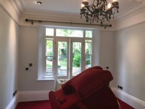 Dining room after completion.