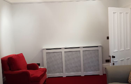 Dining room after completion.