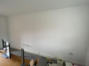 Living room before.